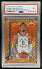 2025-26 Topps Chrome Tyrese Haliburton SP Orange Speckle Refractor SSP /25 PSA 9