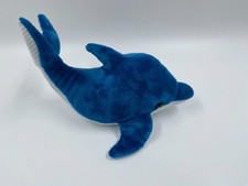 Steiff 063442 Clippy Delphin Delfin blau Stofftier Plüschtier ca. 18 cm
