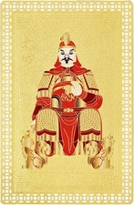 Feng Shui 2026 Tai Sui Amulet Gold Card Ping an Card 2pcs