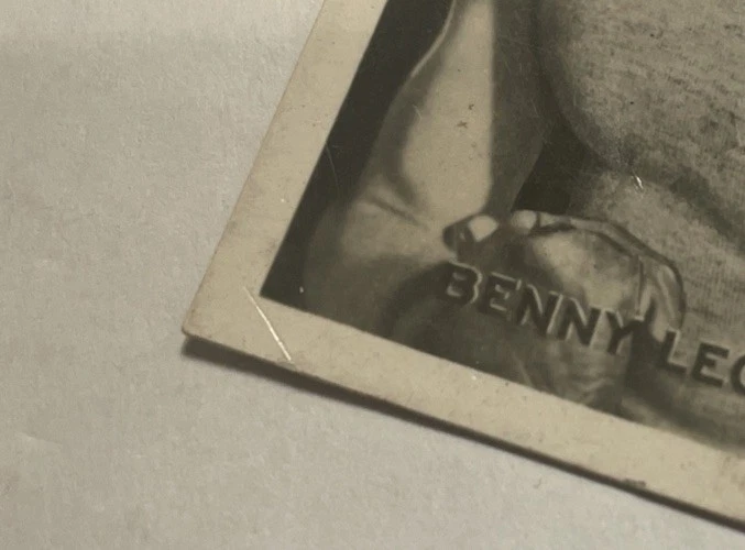 1922-23 The Champion Sporting Champions #19 Benny Leonard RC Boxeo Salón de la fama raro en muy buena condición Foto 2 de 3