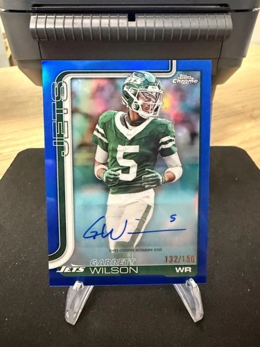 2025 Topps Chrome Garrett Wilson Chrome Autographs (RAW)