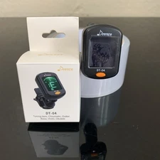 Donner Clip On Guitar Tuner DT-04 Instrument Bass Violin Ukulele Digital New