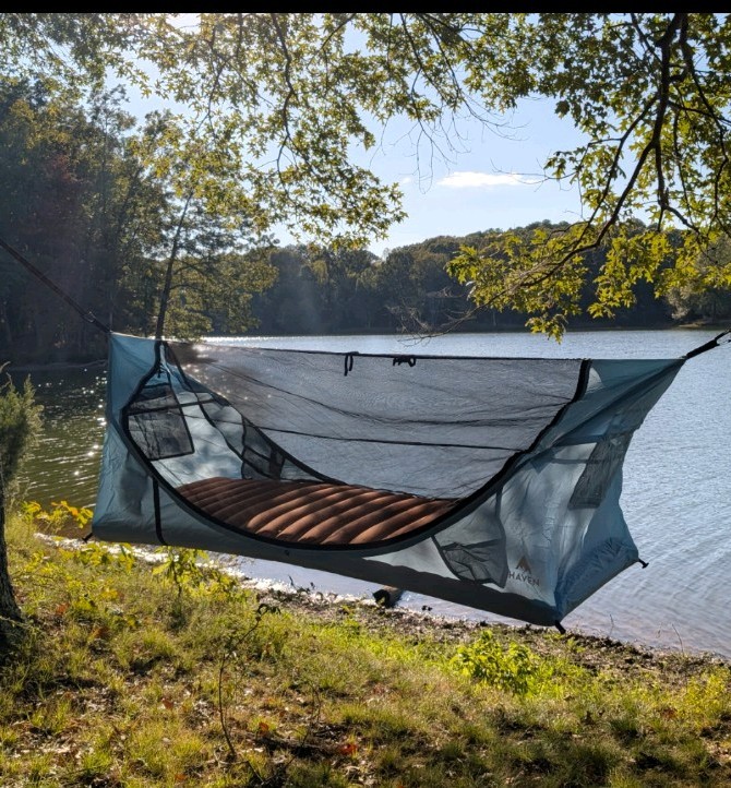 Haven Tent XL Lay Flat Hammock (Sky Blue) | eBay
