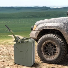 Portable Emergency Backup Caddy Fuel Tank,5 Gal 20L Capacity US Standard Storage