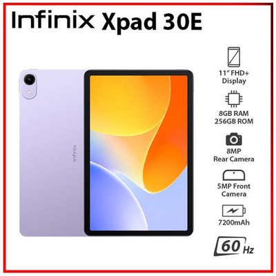 Infinix XPAD 30E LTE 8GB+256GB PURPLE Octa Core Android PC Tablet (Wi-Fi+4G)
