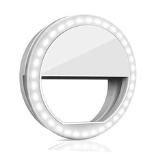 Selfie Ring Light, Portable Clip Selfie Light with 36 LED for Smart Phone