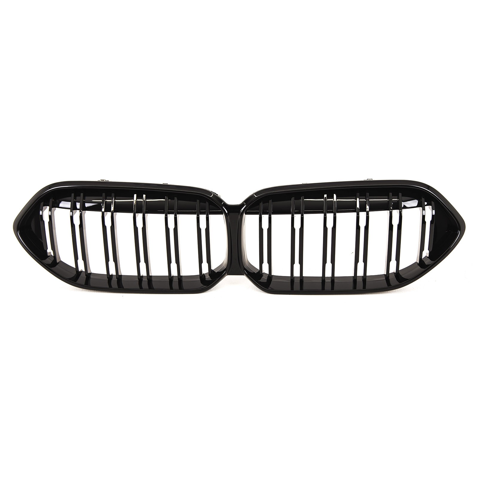 Fits BMW 2 Series F44 Front Kidney Grilles Twin Slats Sport Gloss Black