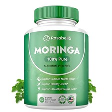 Rosabella Moringa Powder Capsules Support Bones Joints Immune Digestion