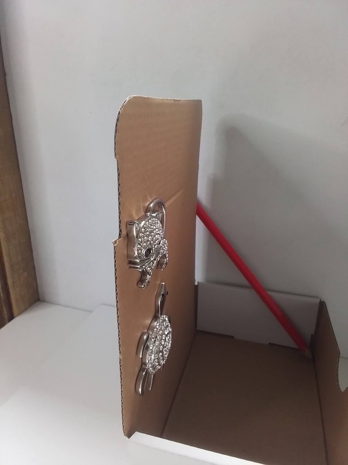 TWO CRYSTAL RINESTONE KITTY CAT & TURTLE MAGNET B… - image 17