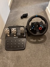 Logitech G29 Racing Steering Wheel Black with Pedals Compatible with PS4/PS5/PC