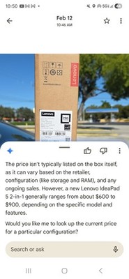 BRAND NEW Lenovo 16'' WUXGA 2-in-1 Touch Laptop, Core Ultra 5 225U, 16GB/512GB,