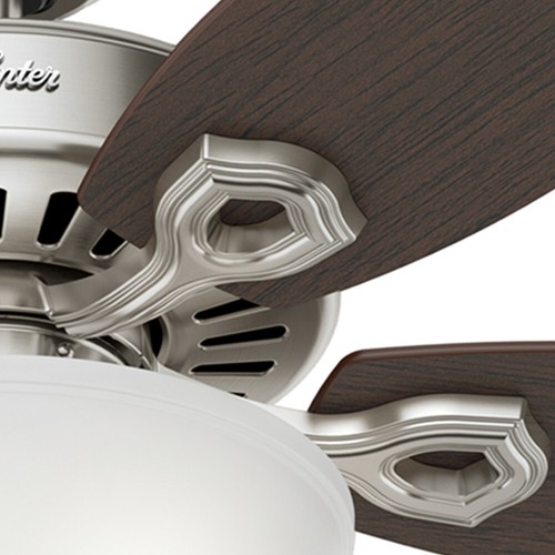 Hunter 52" Builder Deluxe Traditional Casual Ceiling Fan w/ Light and Pull Chain - Picture 17 of 30