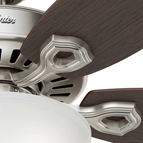 Hunter 52" Builder Deluxe Traditional Casual Ceiling Fan w/ Light and Pull Chain - Picture 17 of 30