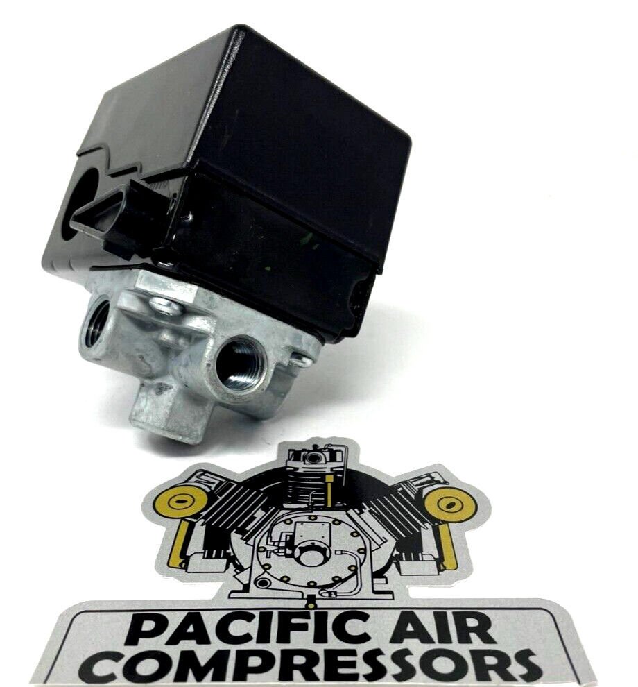 034-0168 SANBORN INDUSTRIAL AIR PRESSURE SWITCH W/ UNLOADER VALVE & LEVER