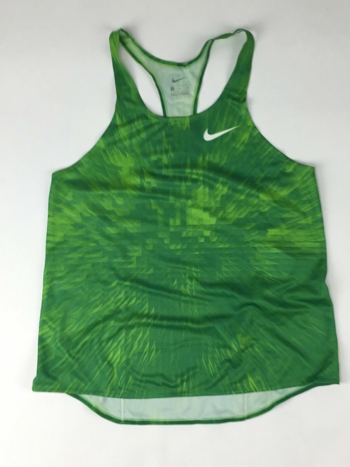 Nike Digital Race Day Elite Running Singlet Track Women's M Green ...