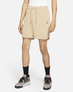 nike fleece shorts beige