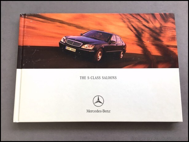2001 Mercedes Benz 68-page Hardback Sales Brochure Catalog - S320