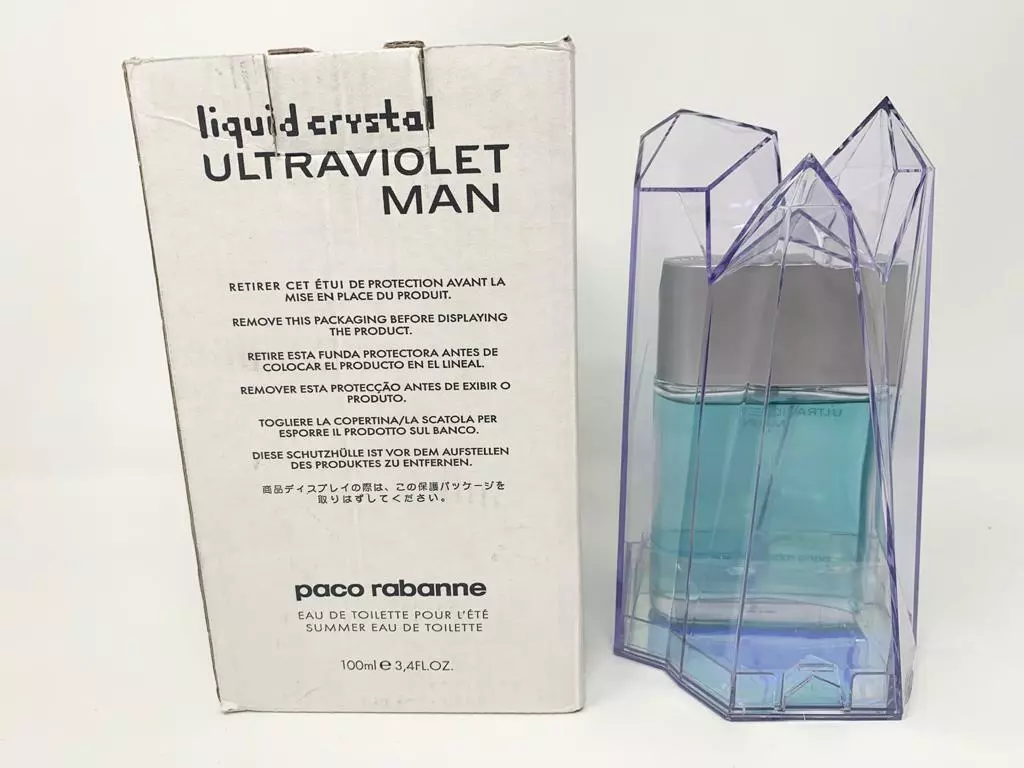 Paco Rabanne Liquid Crystal Ultraviolet Man 3.4 oz 100 ml EDT