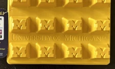 New JELL-O Jigglers Mold UNIVERSITY Of MICHIGAN-M Go BLUE- Great For Tailgating