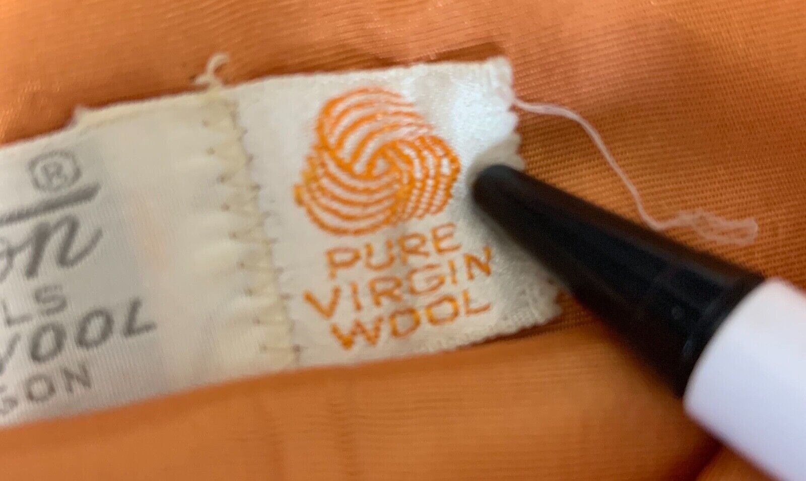 Vtg Pendleton Wool Tweed Pencil Skirt Size 10 Bro… - image 8