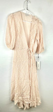 Calvin Klein Womens Maxi Wrap Dress Size 6