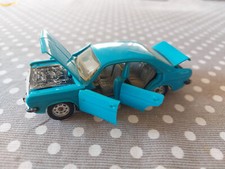 Ancien Norev JetCar métal Chrysler 180 N° 808 1/43 bleu Made In France ,no dinky solido - Collection