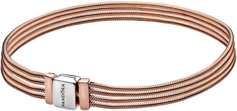 Bracelet Pandora Réflexions multi-brins or rose pour sublimer vos tenues