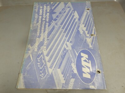 KTM Factory Spare Parts Manual Engine 125 175 240 250 340 400 June