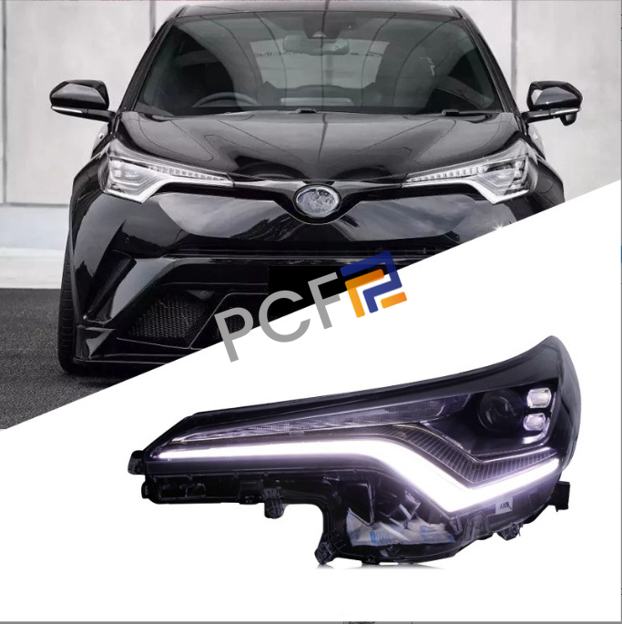 for Toyota C-HR CHR 2018 2019 LED daytime running flowing water