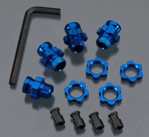 Traxxas 17mm Wheel Hex Hubs (4) for Slash 2WD, Stampede 2WD, Rustler - 5853X