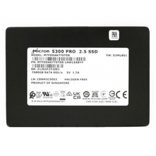 Micron MTFDDAK7T6TDS-1AW1ZABYY 5300 Pro Series 7.68TB 2.5
