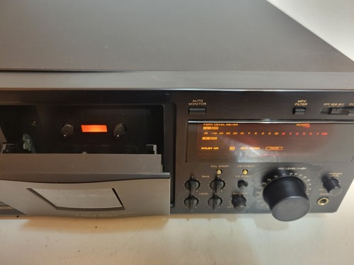 TEAC V-5000 High End 3-Head Dual Capstan Cassette Deck With Remote For Repair or - Picture 12 of 19