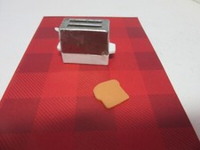 1965 Barbie Silver Toaster With Single Slice of Toast Learns To Cook
