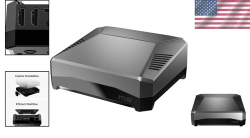 Raspberry Pi 4 Compatible Argon ONE M.2 Aluminum Case with Integrated Heatsink - Afbeelding 2 van 9