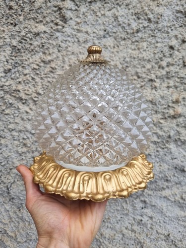 Plafoniera sconce murano vetro Rostrato Sciolari vintage con difetto LEGGI BENE - Foto 7 di 14