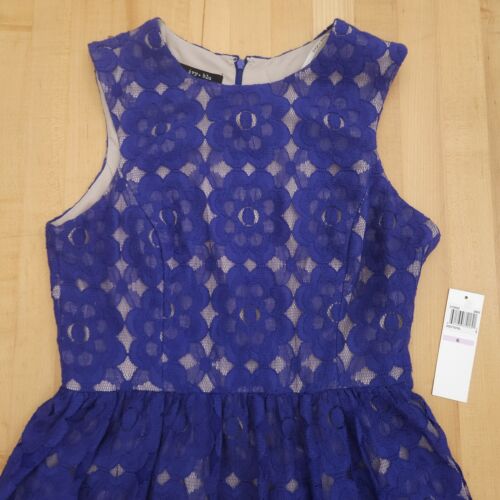 Abito donna Ivy Blu Deep Royal Fit e svasato foderato floreale taglia 6 - Foto 2 di 17