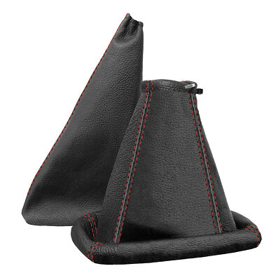 Schaltmanschette & Handbremsmanschette Für Opel Astra H - Schwarz Leder