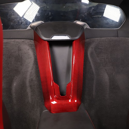 Red Real Carbon Fiber Full Interior Set Decor Cover Trim Kit for Corvette C8 20+ - Picture 189 of 444