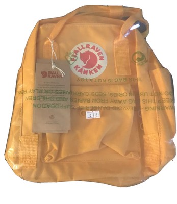 kanken mustard backpack