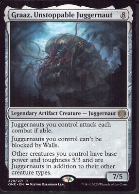 Graaz, Unstoppable Juggernaut Phyrexia: All Will Be One - Magic MTG Pack Fresh