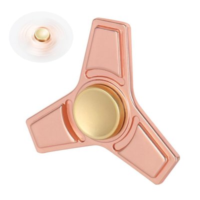 Rose Gold Fidget Hand Spinner - Stress Reducer/Relief/Autism (CC-TRI-ROSEGOLD) | eBay UK Rose Gold Fidget Hand Spinner - Stress Reducer/Relief/Autism (CC-TRI-ROSEGOLD) | eBay UK