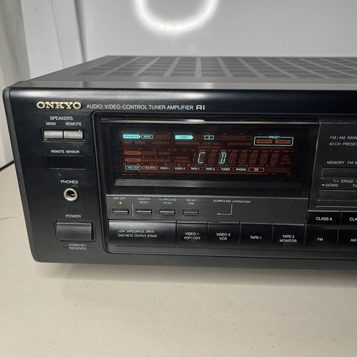 Vintage Onkyo TX-SV303PRO Stereo Receiver Audio Video Control - Tested Works! - Picture 2 of 11