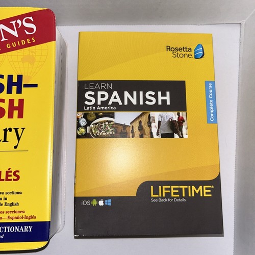 Rosetta Stone Spanish Bonus Pack Bundle Lifetime Online Access + Grammar - Picture 10 of 10
