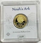 100 DRAM 2020 ARMENIA ? ARCHE NOAH 1 GRAM 999 GOLD WITH BOX & CERTIFICATE ??