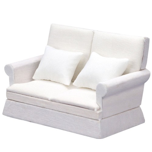Simulation Sofa Micro Scene Miniature Couch 1/12 Scale Figure Accessories