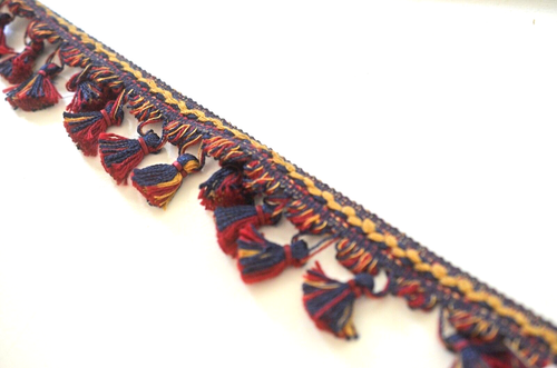Vintage High End Decorator Tassel Fringe Trim 5+ yds TT864 - Picture 3 of 3