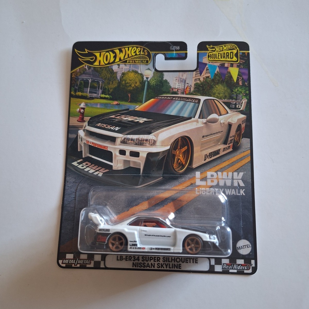 【10 pieces】 LB-ER34 SKYLINE Hot Wheels 2023 Hot Wheels Premium Boulevard LB-ER34 Super Silhouette