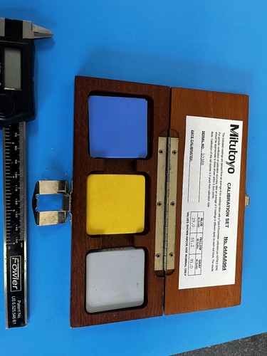 6CC Mitutoyo 64AAA964 Calibration Set for Shore A Scales with Nominal - Picture 2 of 3