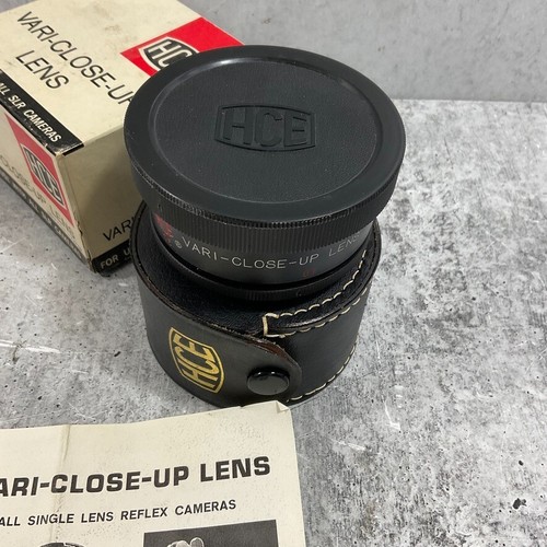 Vintage HCE Vari-Close-Up Lente N º B39231 Para Srl Japón W/Funda + Caja - Imagen 2 de 9