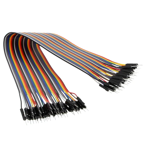 40 Stück Breadboardkabel männlich/männlich (30cm) 